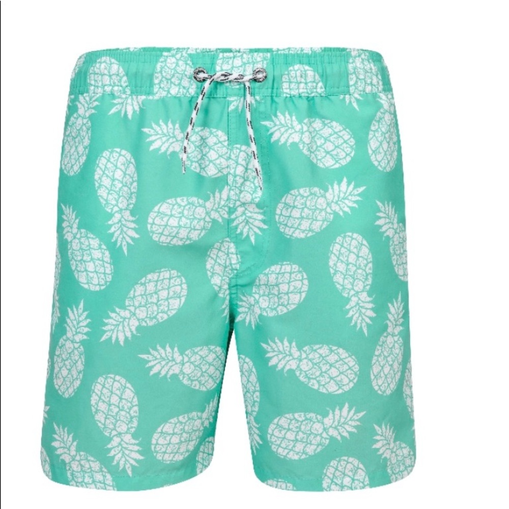 Snapper rock boy pineapple swim shorts